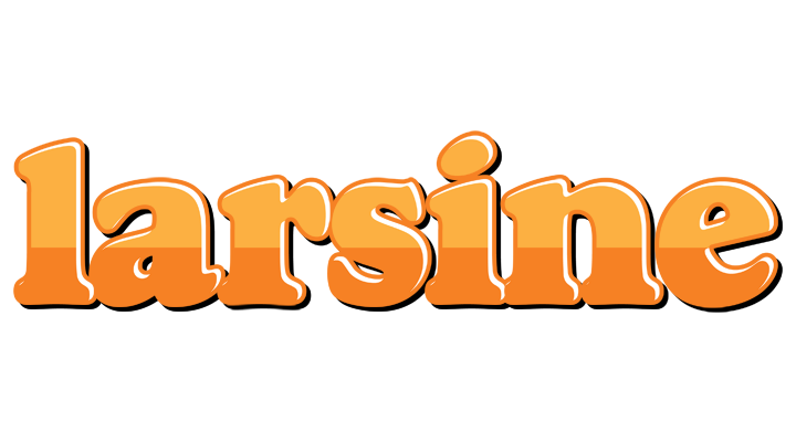Larsine orange logo