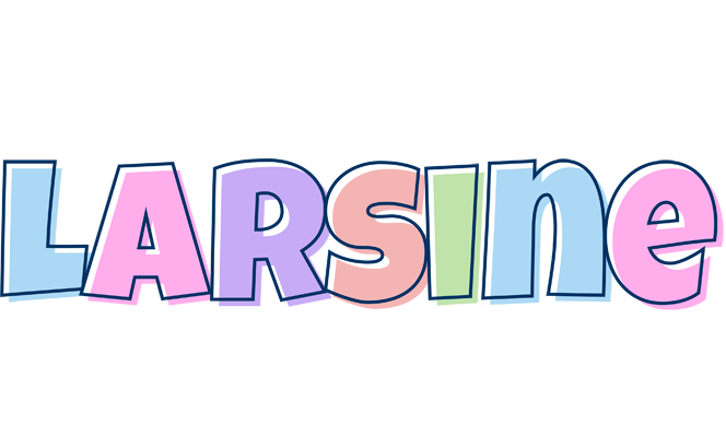 Larsine pastel logo