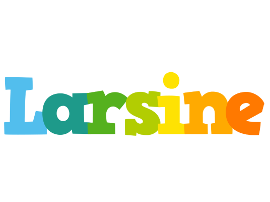 Larsine rainbows logo