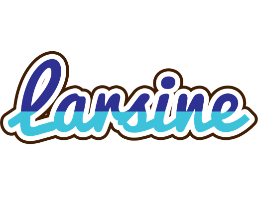 Larsine raining logo