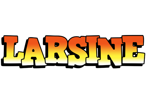 Larsine sunset logo