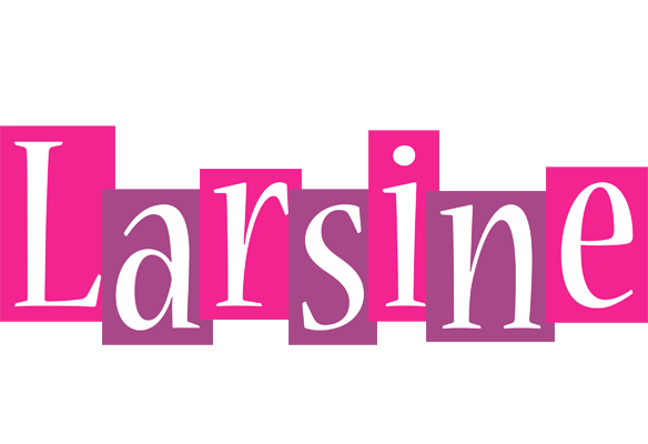 Larsine whine logo