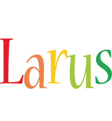 Larus birthday logo