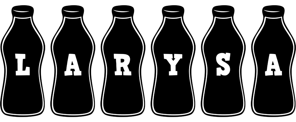 Larysa bottle logo