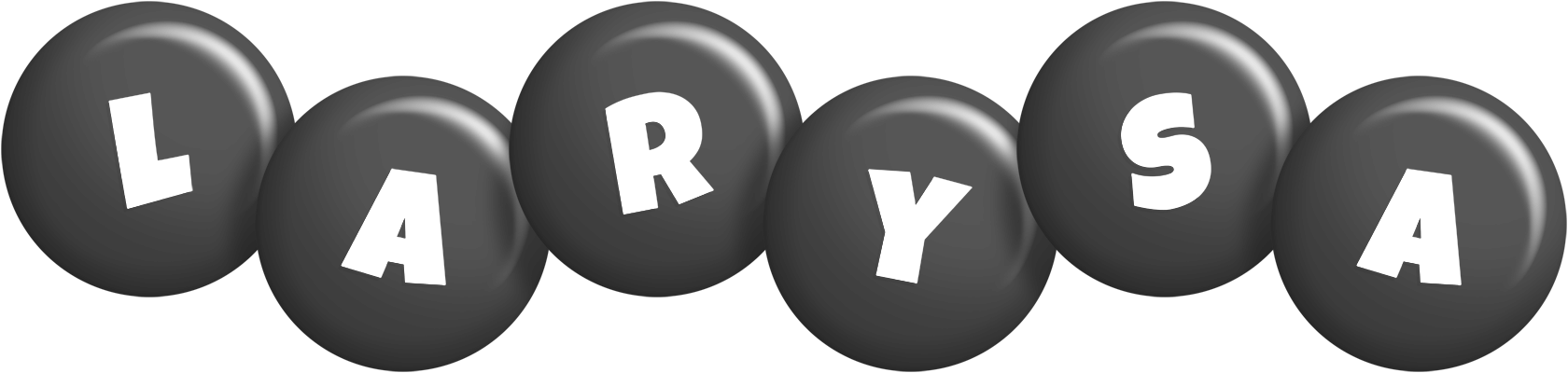 Larysa candy-black logo