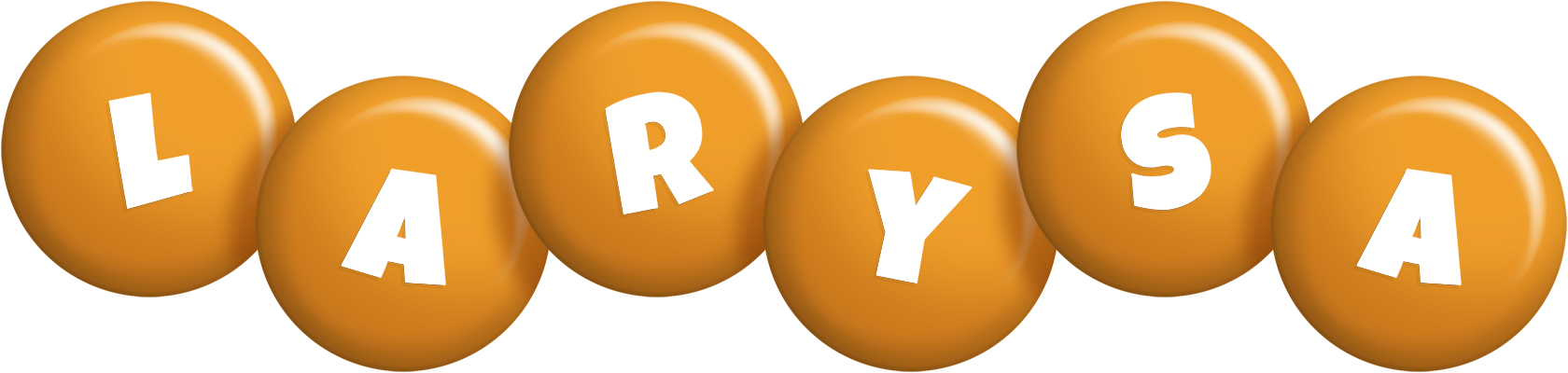 Larysa candy-orange logo