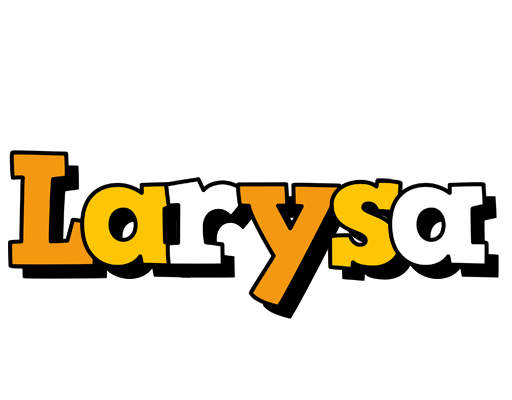 Larysa cartoon logo