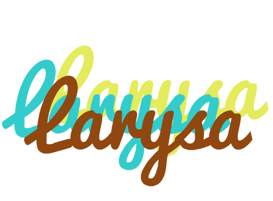 Larysa cupcake logo