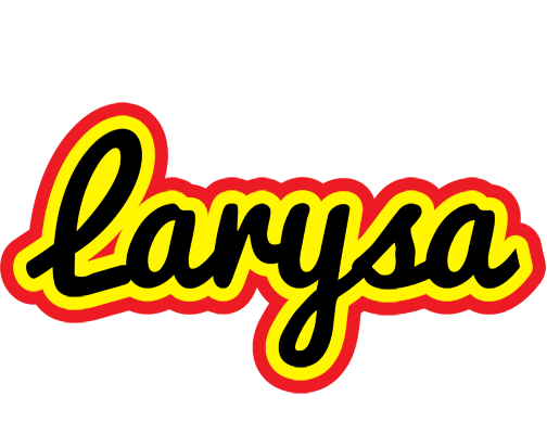 Larysa flaming logo