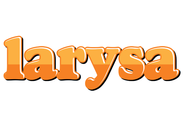 Larysa orange logo
