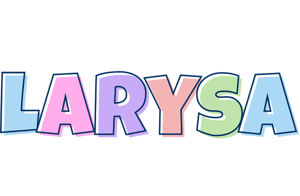 Larysa pastel logo