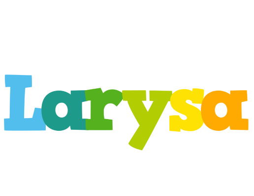 Larysa rainbows logo
