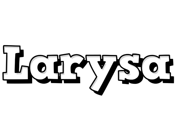 Larysa snowing logo