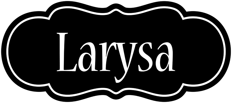 Larysa welcome logo