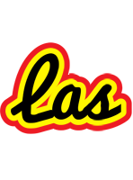 Las flaming logo