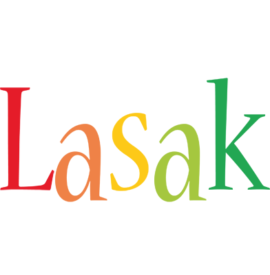 Lasak birthday logo