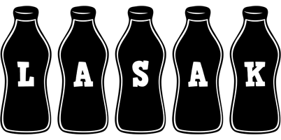 Lasak bottle logo