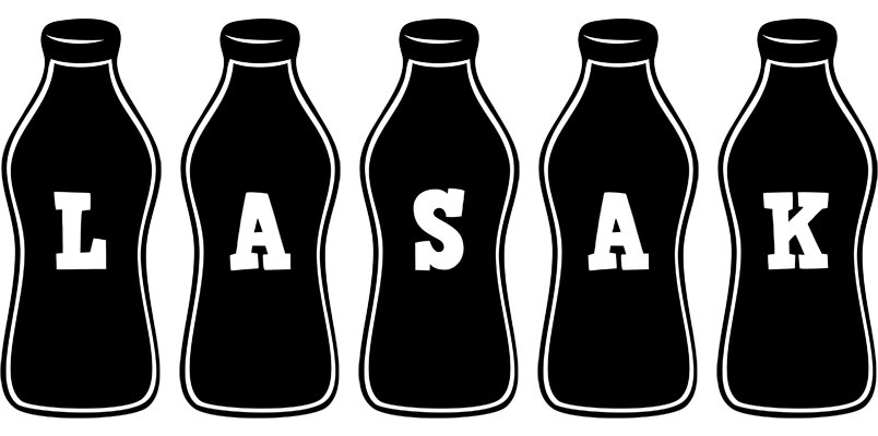 Lasak bottle logo