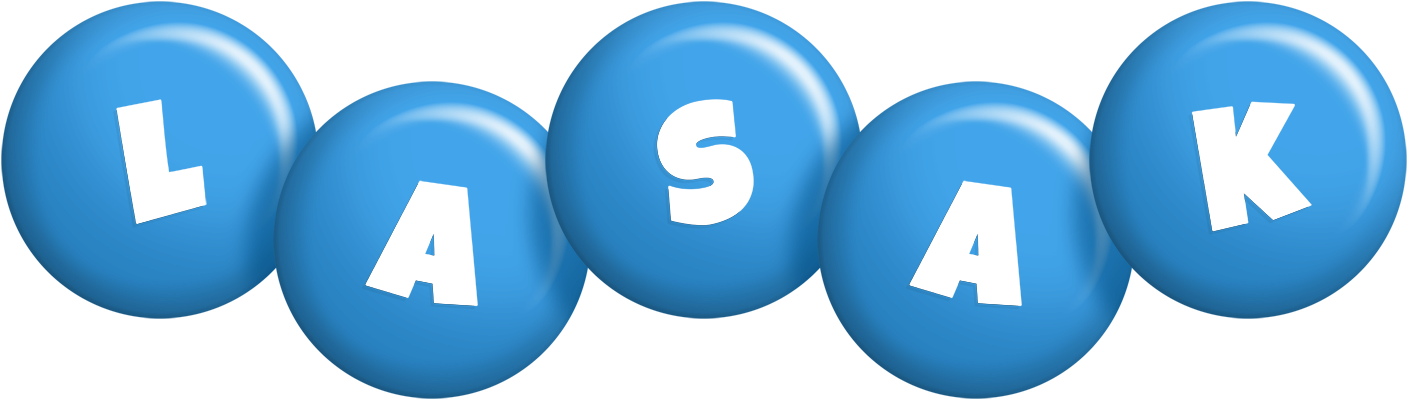Lasak candy-blue logo