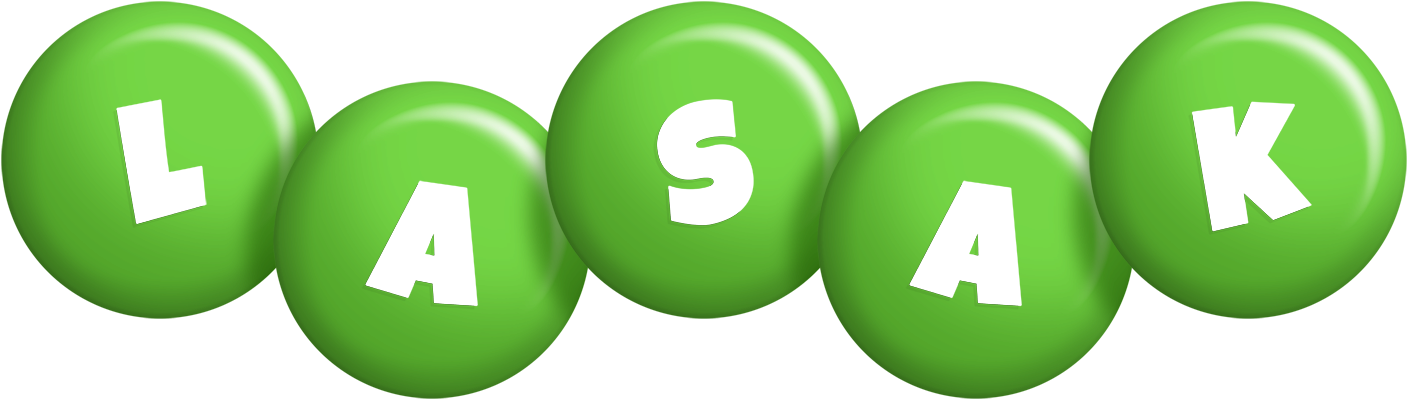 Lasak candy-green logo