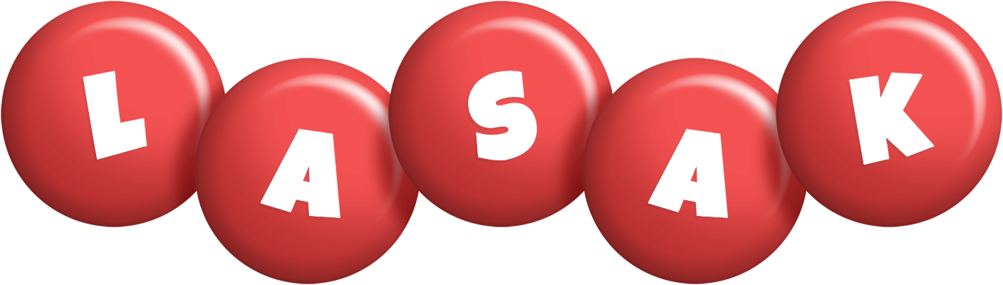 Lasak candy-red logo