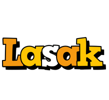 Lasak cartoon logo