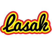 Lasak flaming logo