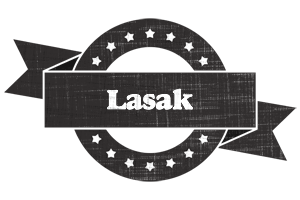 Lasak grunge logo