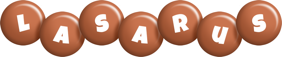 Lasarus candy-brown logo