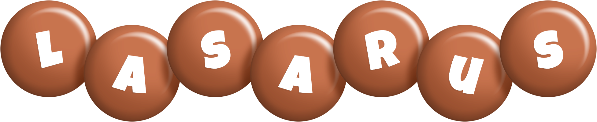 Lasarus candy-brown logo