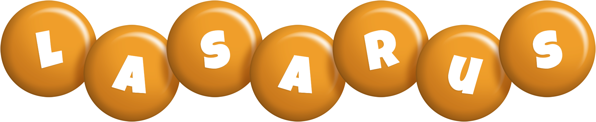Lasarus candy-orange logo