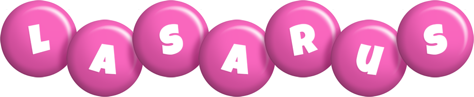 Lasarus candy-pink logo