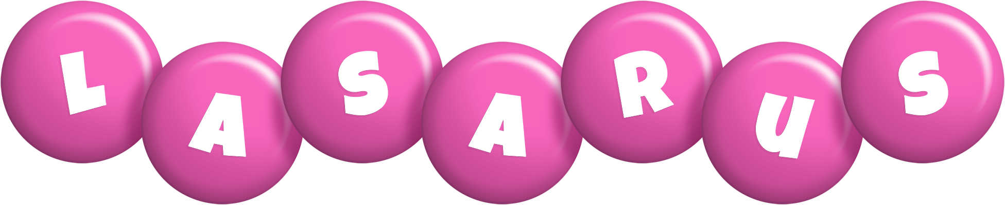 Lasarus candy-pink logo