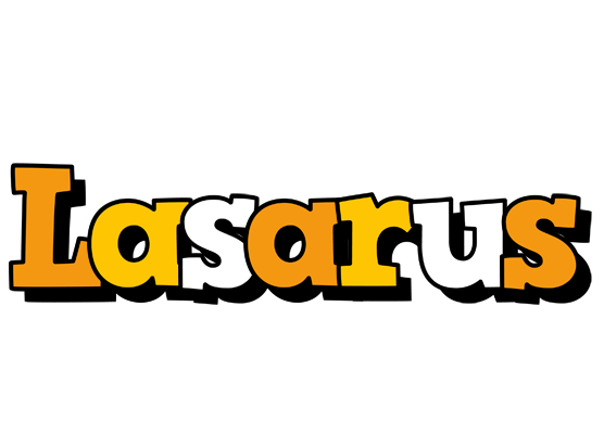 Lasarus cartoon logo