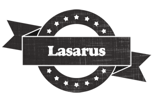 Lasarus grunge logo