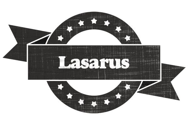 Lasarus grunge logo