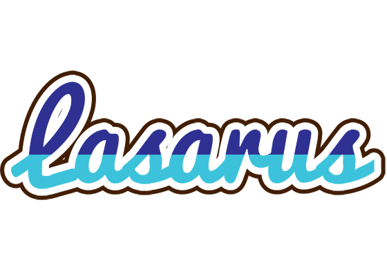 Lasarus raining logo
