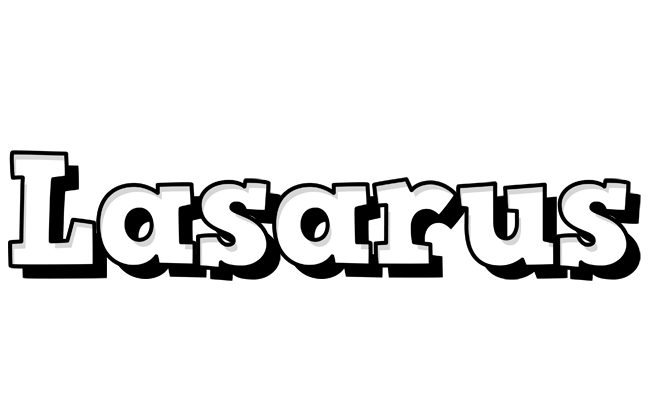 Lasarus snowing logo