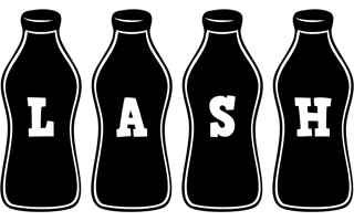 Lash bottle logo