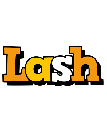 Lash cartoon logo