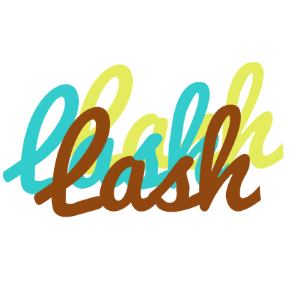 Lash cupcake logo