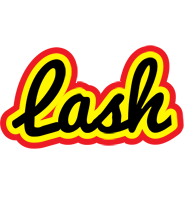 Lash flaming logo
