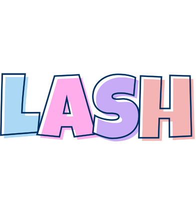 Lash pastel logo