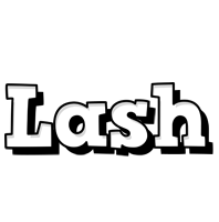 Lash snowing logo