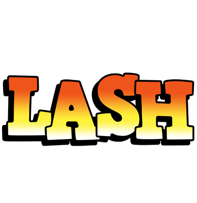 Lash sunset logo