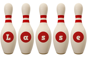 Lasse bowling-pin logo