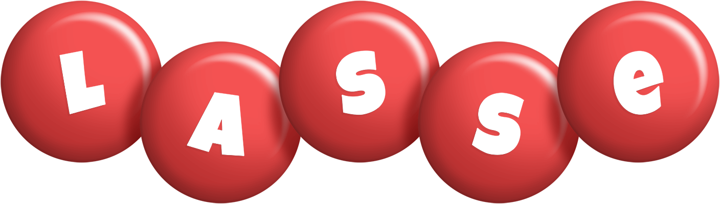 Lasse candy-red logo