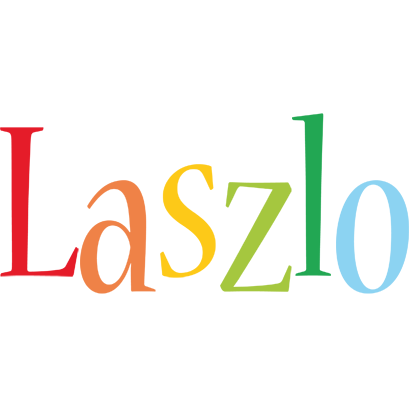 Laszlo birthday logo