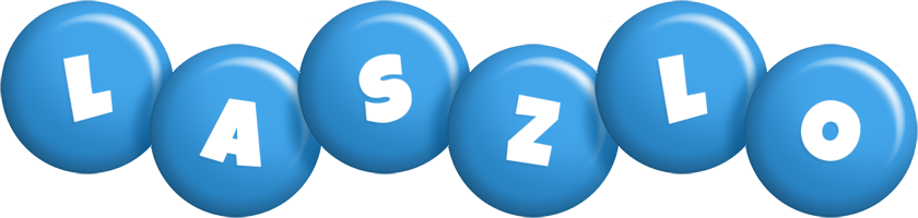 Laszlo candy-blue logo