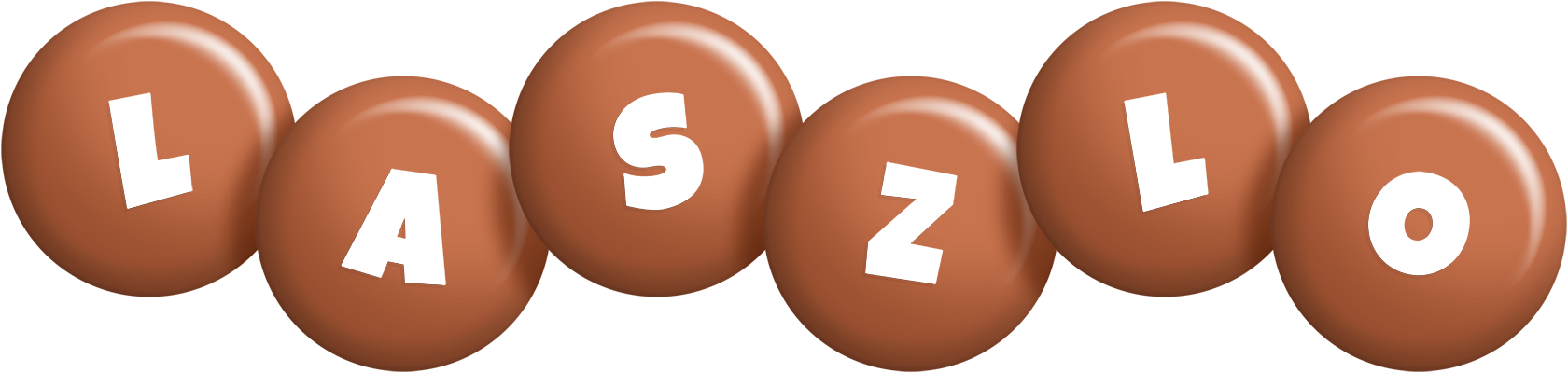 Laszlo candy-brown logo